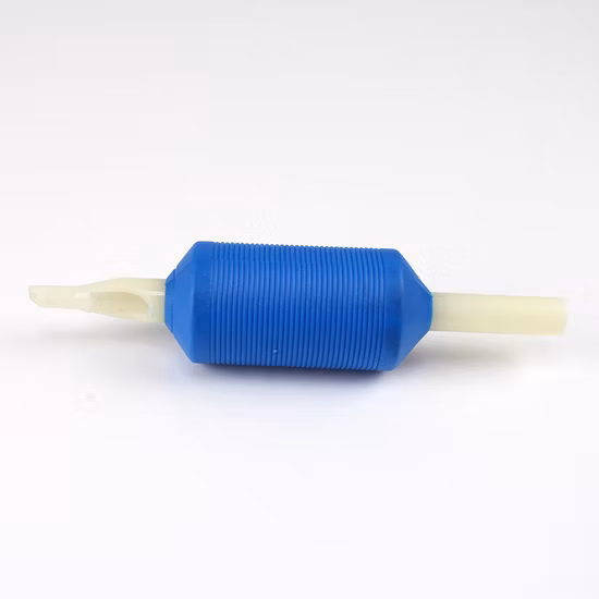 Grip per tatuaggi in ABS blu usa e getta da 1
