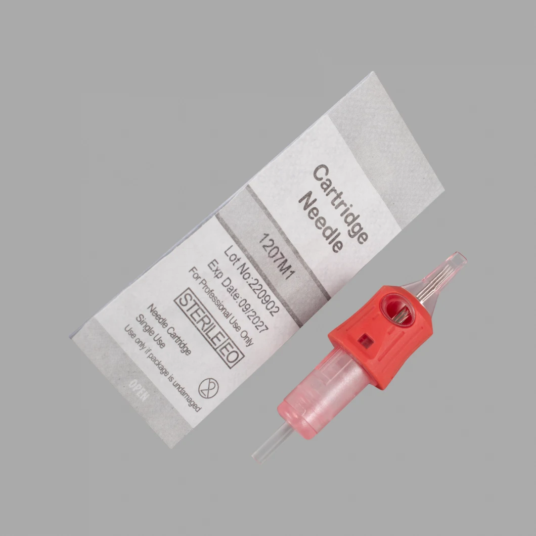 Red Color 1215RM Disposable Tattoo Needle Cartridges