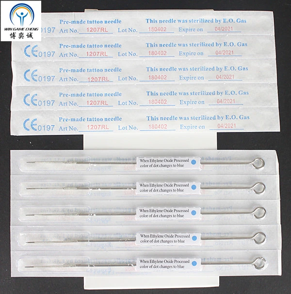 Sterilized Disposable Pre-Made Tattoo Needle (1207RLT) Traditional Tattoo Needle