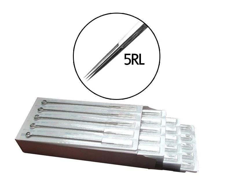 Disposable Sterilized Round Liner Rl Traditional Tattoo Standard Needles for Tattoo Machine (RL)