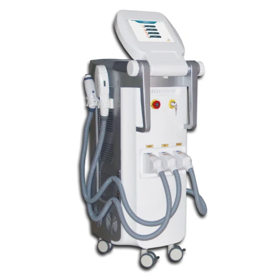 Macchina per la depilazione IPL 4 in 1 IPL + RF + YAG Macchina per la depilazione Q Switch ND YAG Laser per la depilazione del tatuaggio Macchina per la depilazione del laser